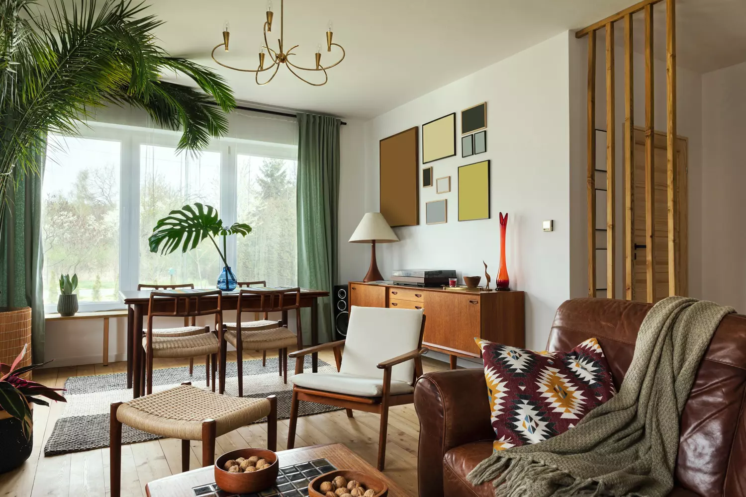 modern scandinavian home interior of living room 1
